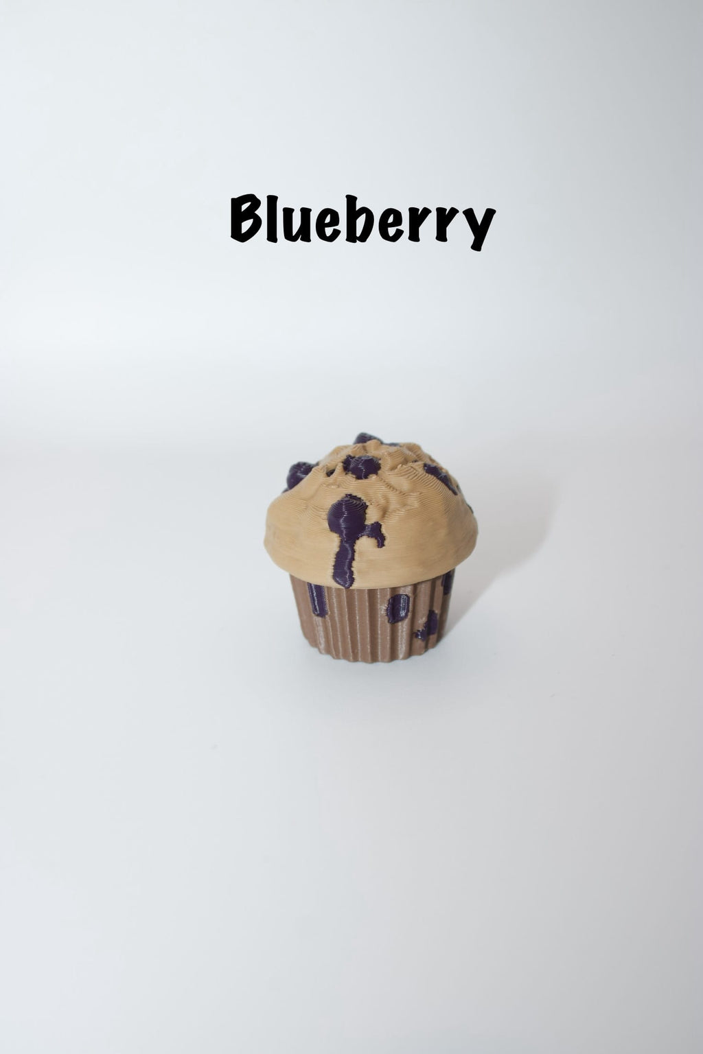 3D Printed Muffin Clicker Fidget Toy – Cute Stress Relief Muffin Popper