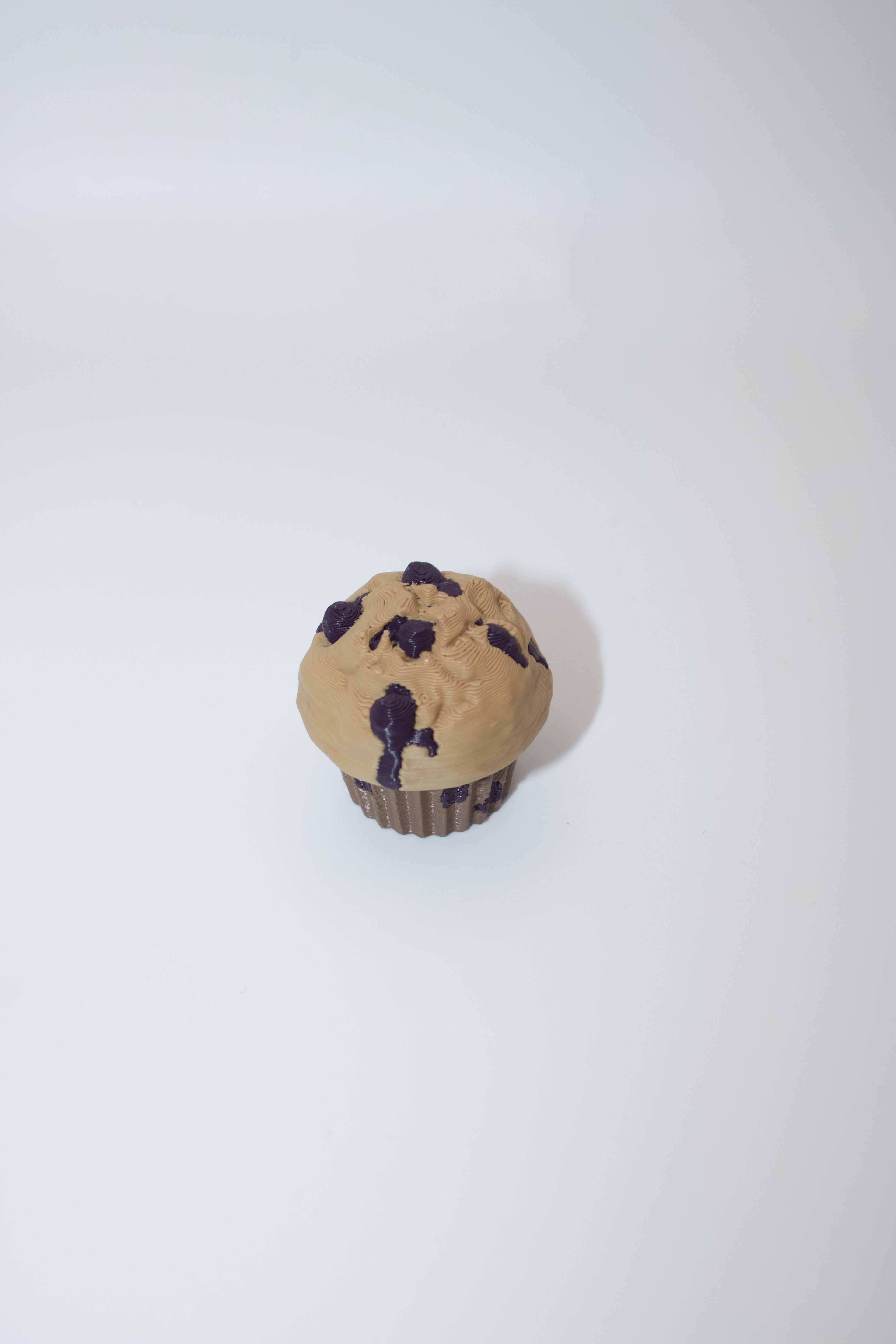 3D Printed Muffin Clicker Fidget Toy – Cute Stress Relief Muffin Popper