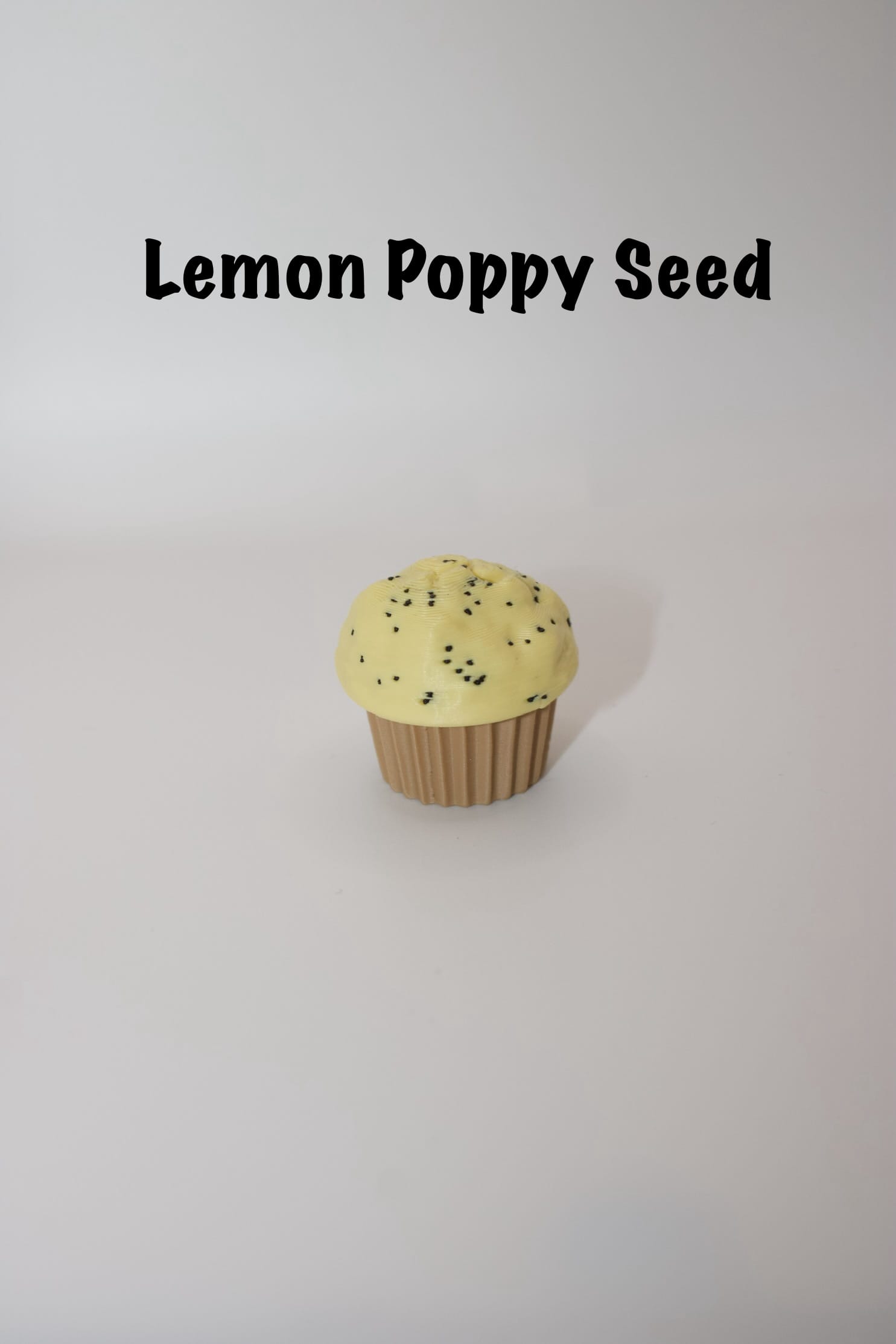 3D Printed Muffin Clicker Fidget Toy – Cute Stress Relief Muffin Popper