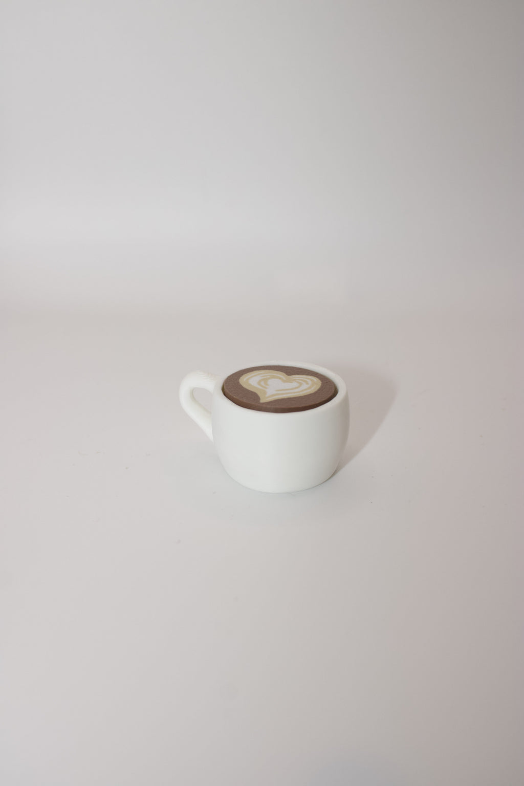 Mini Latte Fidget Clicker – Cute 3D Printed Coffee Toy | Espresso Click Desk Gift