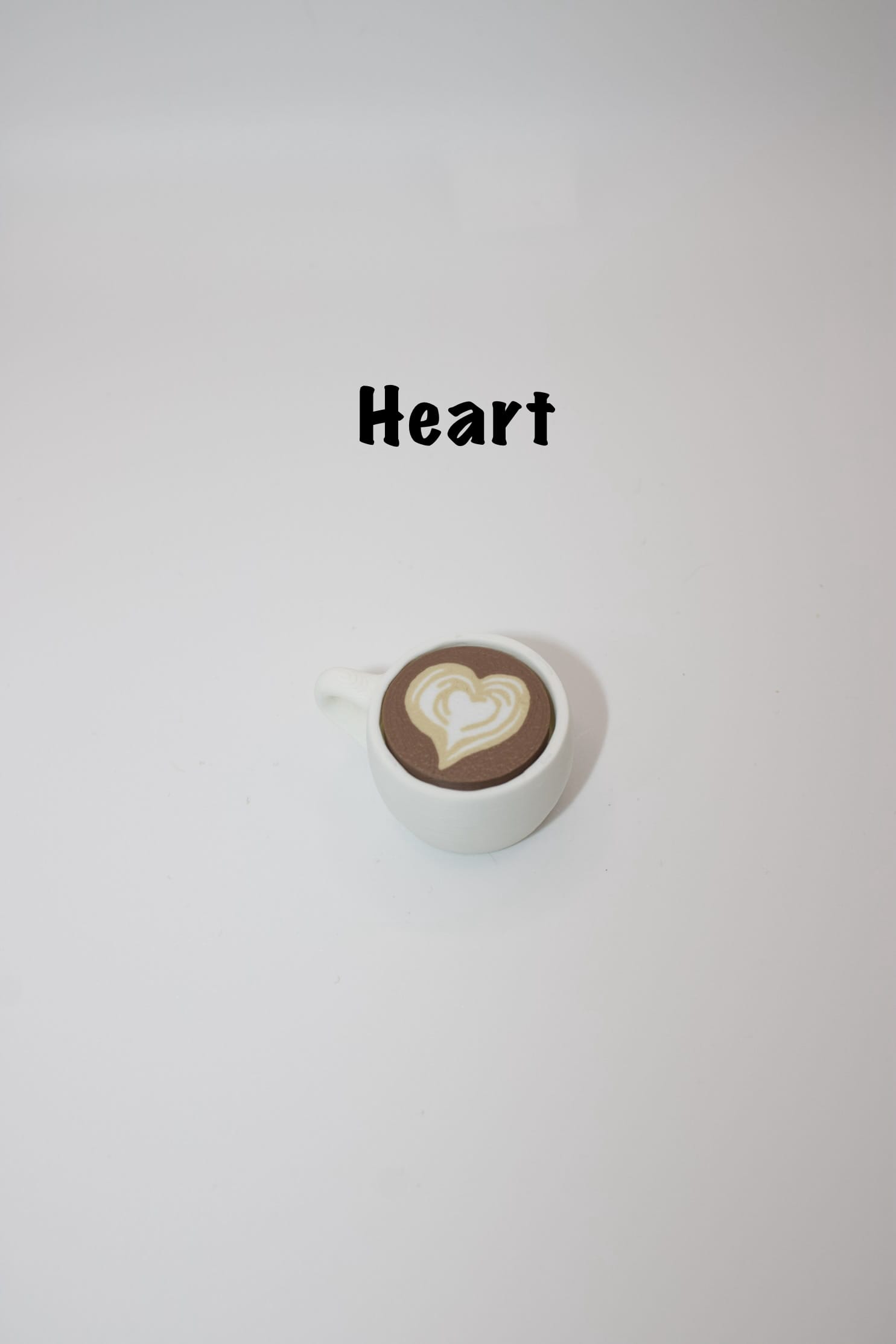 Mini Latte Fidget Clicker – Cute 3D Printed Coffee Toy | Espresso Click Desk Gift