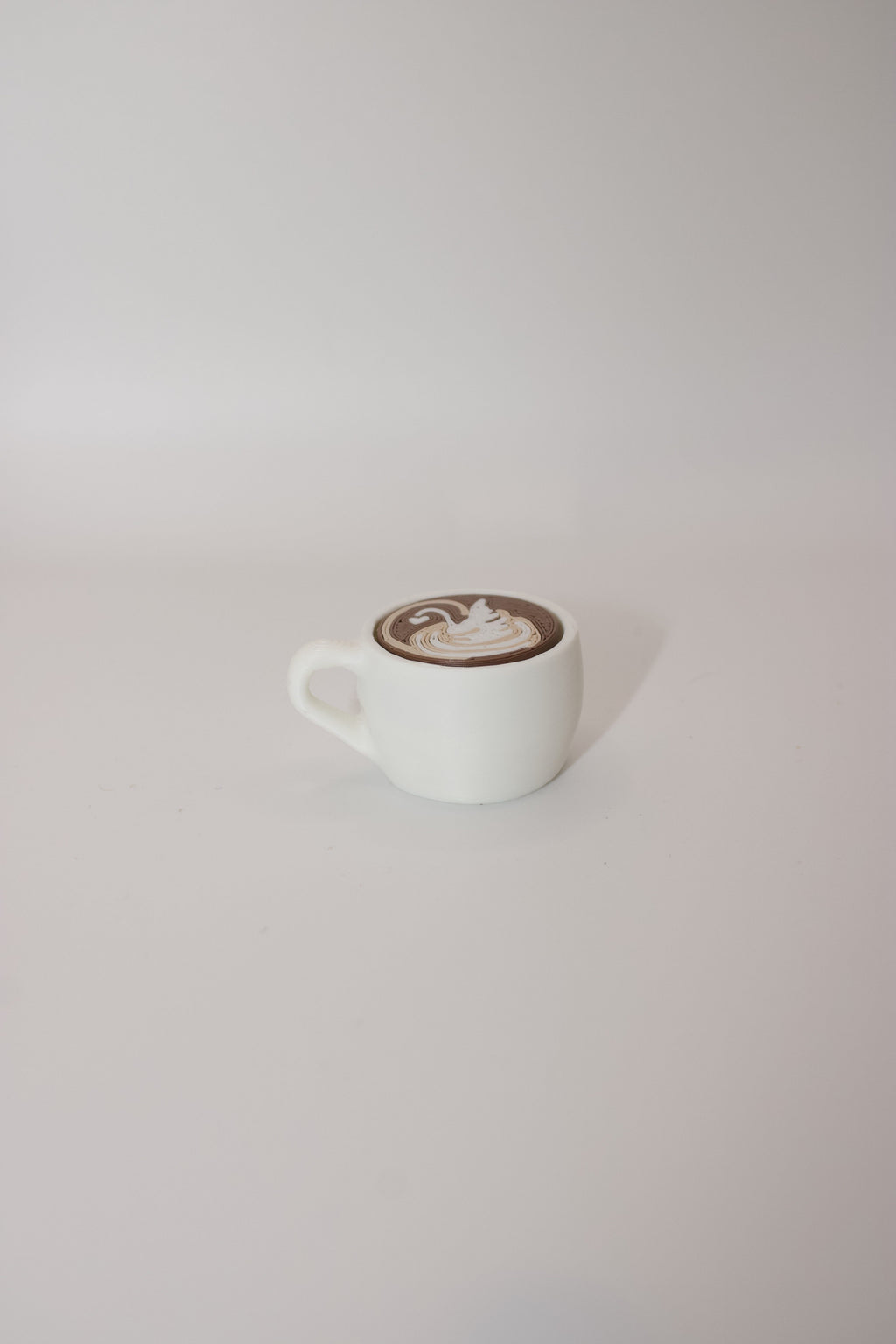Mini Latte Fidget Clicker – Cute 3D Printed Coffee Toy | Espresso Click Desk Gift