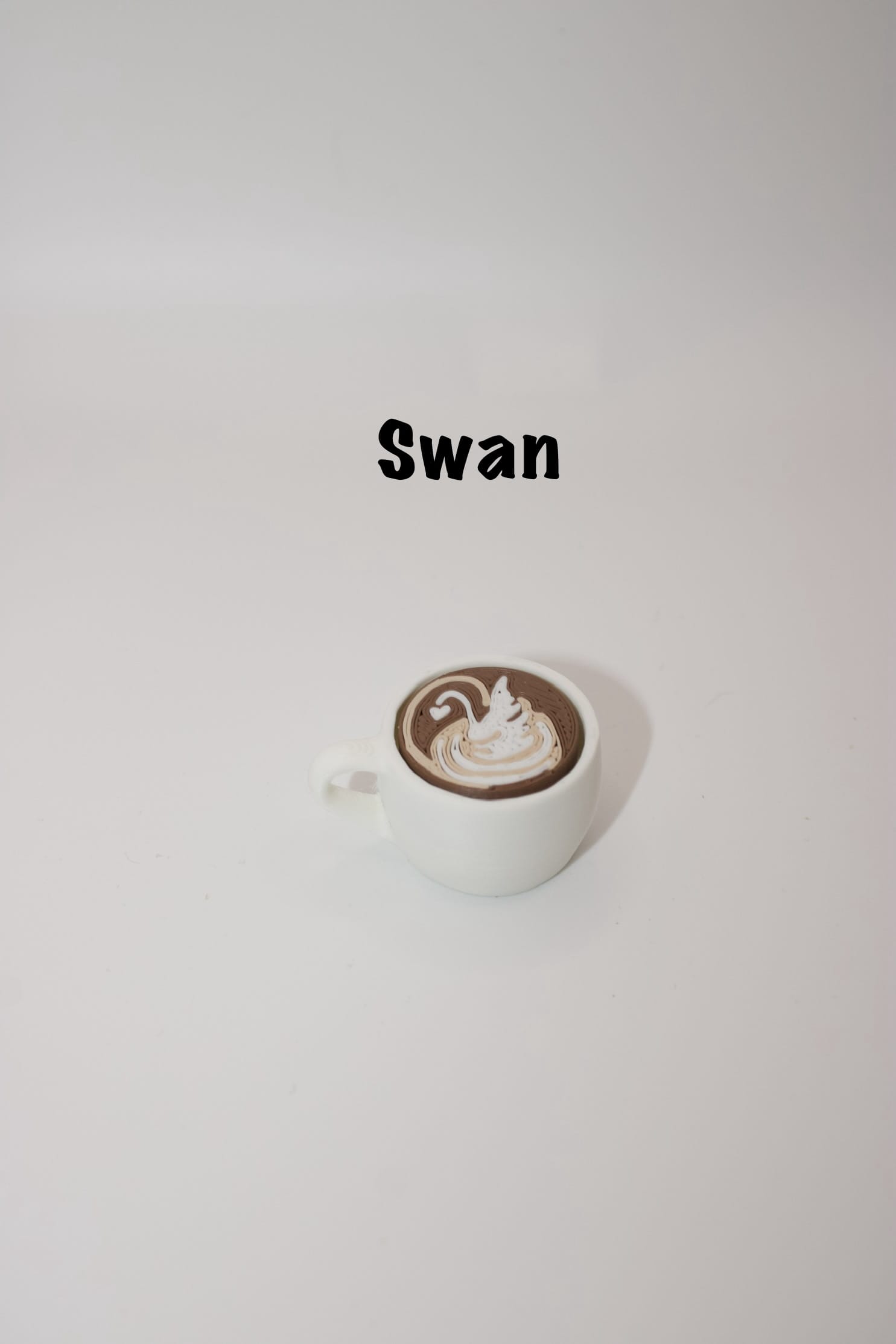 Mini Latte Fidget Clicker – Cute 3D Printed Coffee Toy | Espresso Click Desk Gift