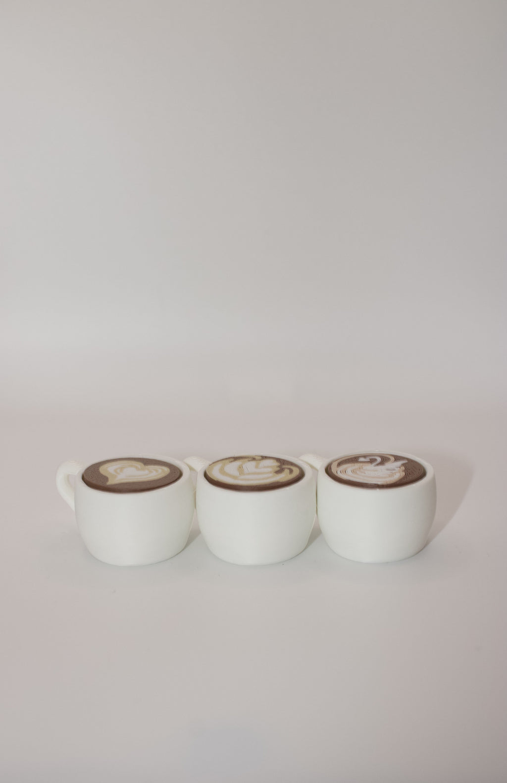 Mini Latte Fidget Clicker – Cute 3D Printed Coffee Toy | Espresso Click Desk Gift