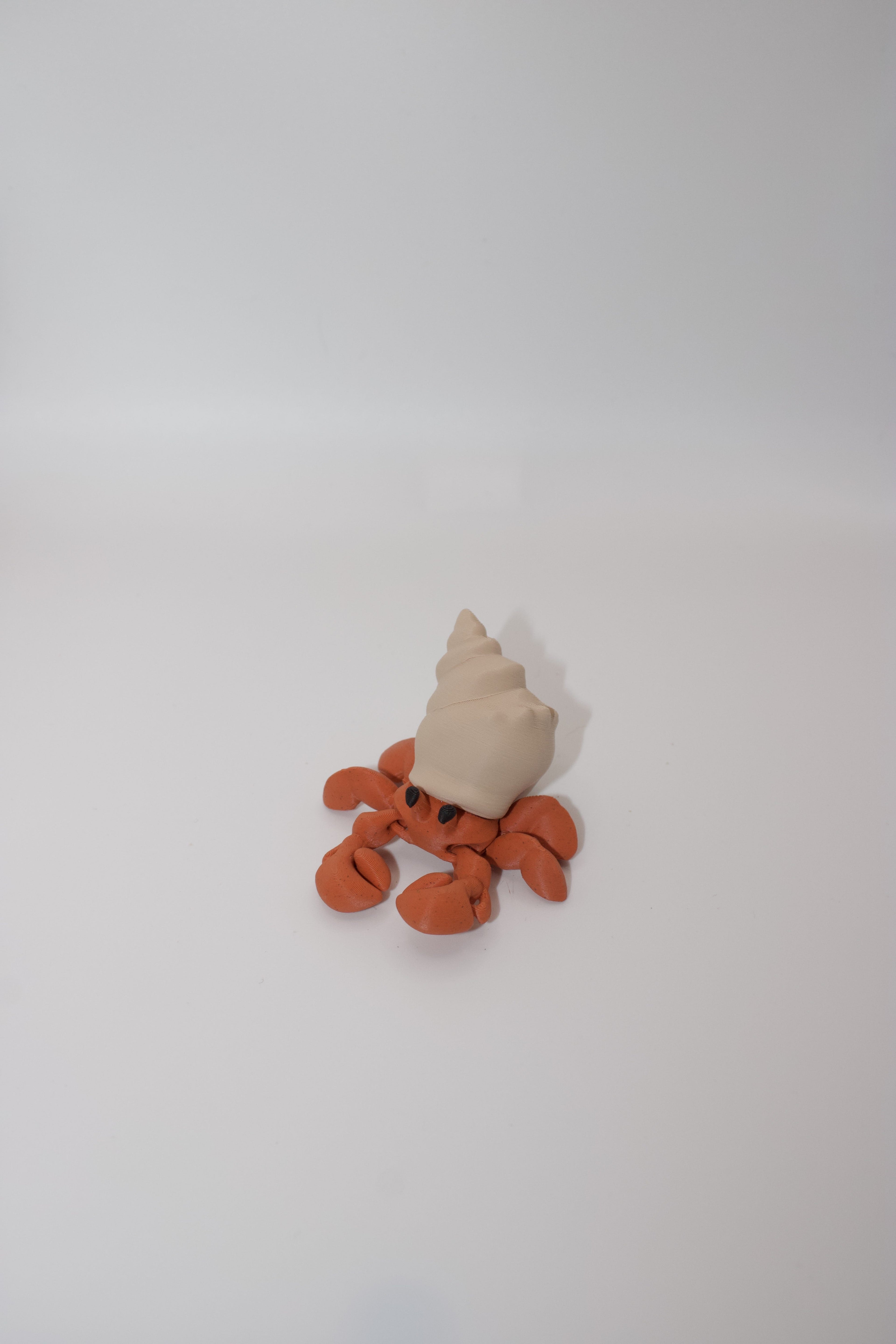 Hauling Hermit Crab – Cute 3D Printed Articulated Hermit Crab Fidget Toy
