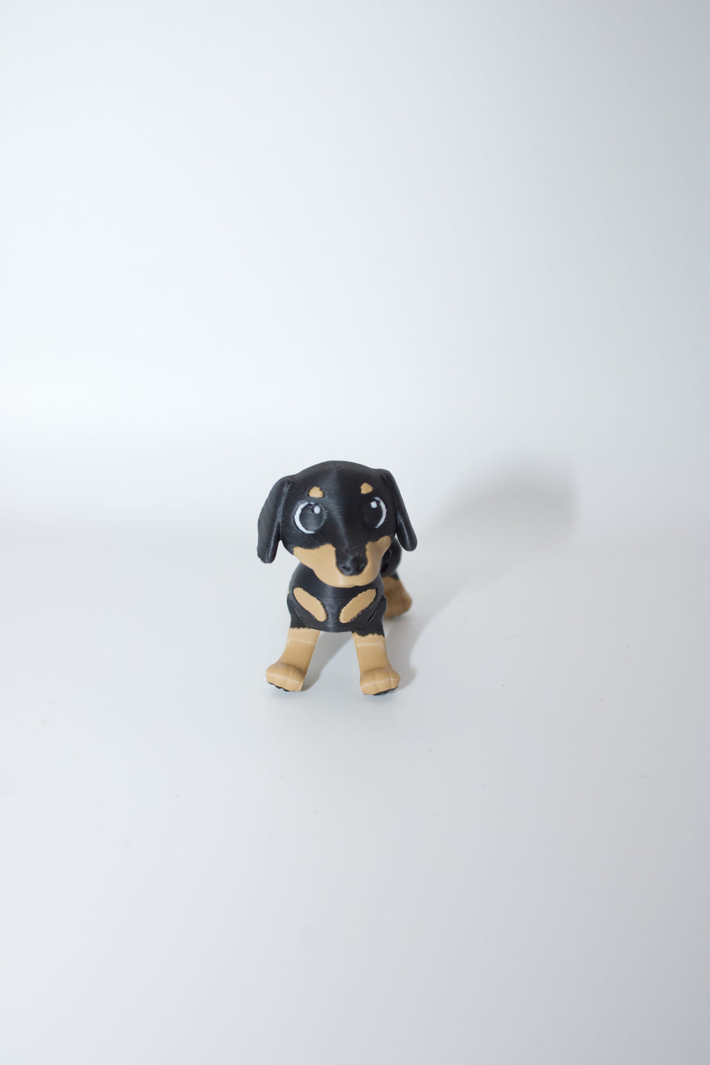 Flexi Articulated Dachshund – 3D Printed Toy Wiener Dog with Moving Joints & Toe Beans – Cute Fidget Gift for Dog Lovers
