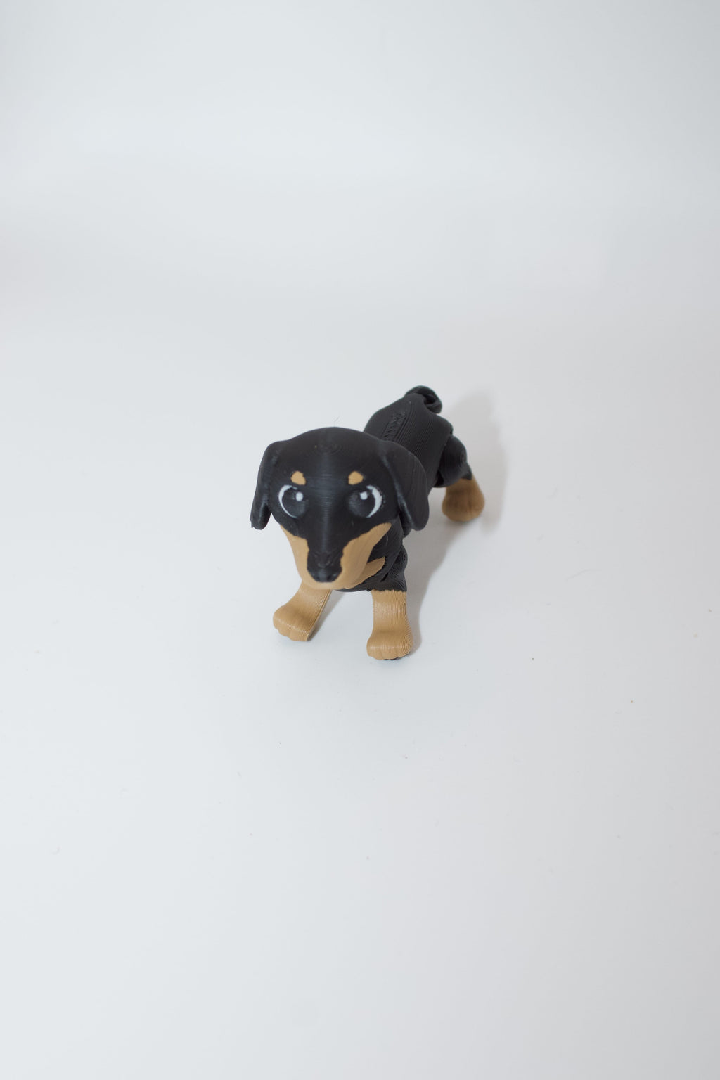 Flexi Articulated Dachshund – 3D Printed Toy Wiener Dog with Moving Joints & Toe Beans – Cute Fidget Gift for Dog Lovers