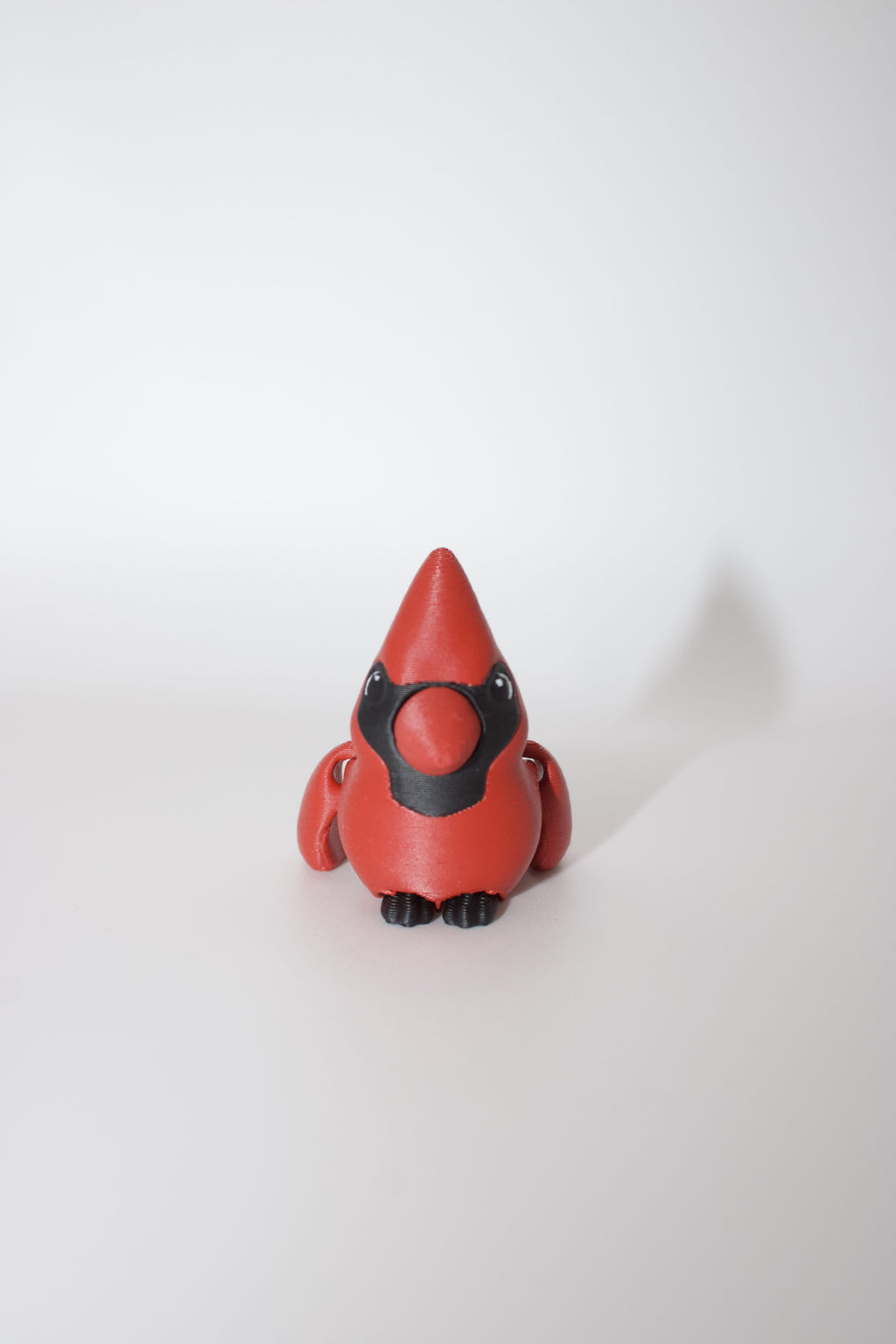 Clever Cardinal – Articulated 3D Printed Flexi Toy Bird with Pop-Out Feet | Fidget Toy for Bird Lovers