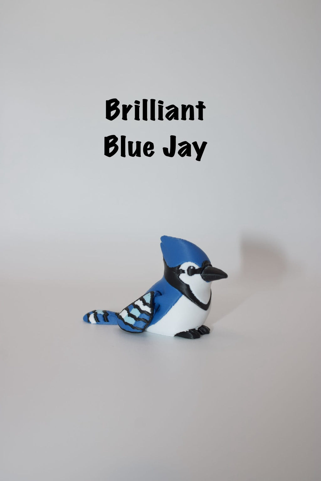 Brilliant Blue Jay – Articulated 3D Printed Toy