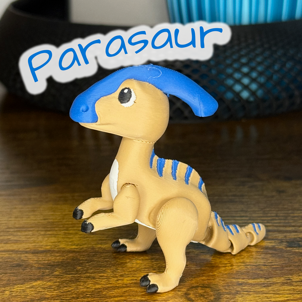 Peaceful Parasaur – Articulated Dinosaur Fidget Toy