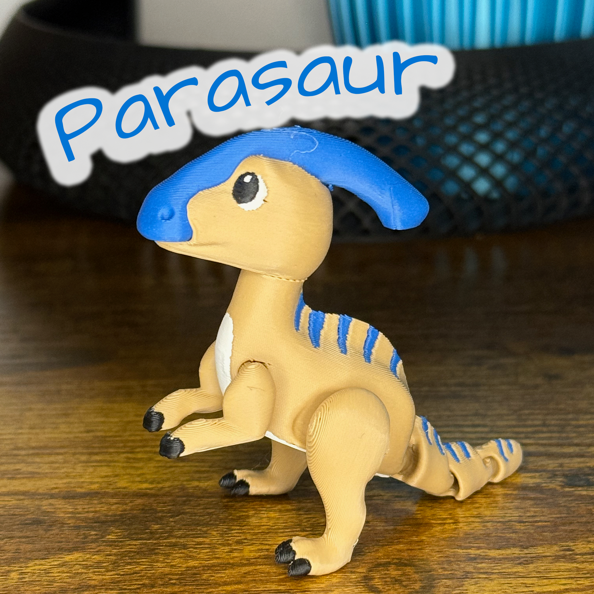 Peaceful Parasaur – Articulated Dinosaur Fidget Toy