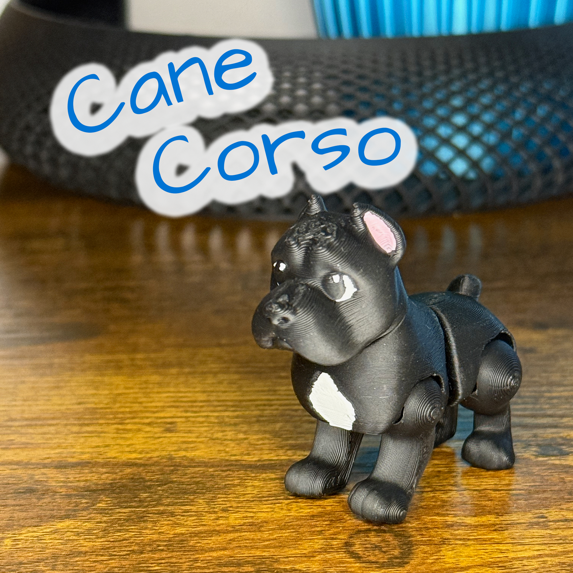 Articulated Cane Corso 3D Printed Dog Toy