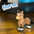 Flexi Articulated Pony – Cute 3D Printed Horse Toy | Happy Horse Fidget Animal Gift