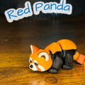 Flexi Articulated Red Panda – Cute 3D Printed Toy | Raucous Red Panda Fidget Gift