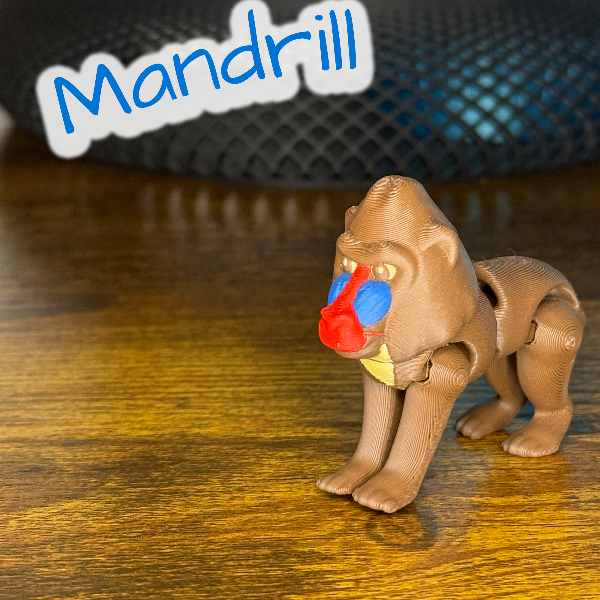 Mad Mandrill – Flexi Articulated 3D Printed Fidget Toy