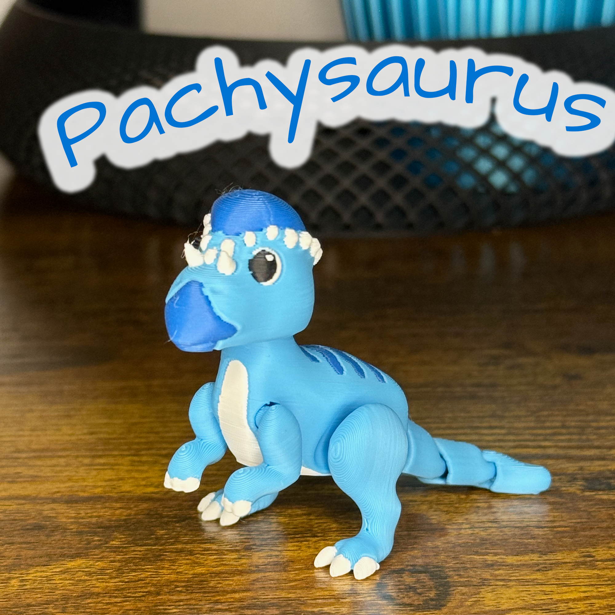 Prehistoric Pachysaurus – 3D Printed Articulated Dinosaur Fidget Toy