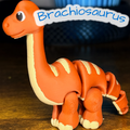 Brawny Brachiosaurus – Dinosaur Fidget Toy with Articulating Joints | Cute Prehistoric Desk Buddy for Kids & Dino Lovers