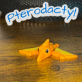 Articulated Pterodactyl Toy – 3D Printed Dinosaur with Moving Wings | Flexi Dino Figure | Unique Gift for Kids or Collectors