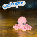 Oceanic Octopus – Flexi Articulated 3D Printed Fidget Toy